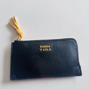 Bimba Y Lola Black Leather Wallet